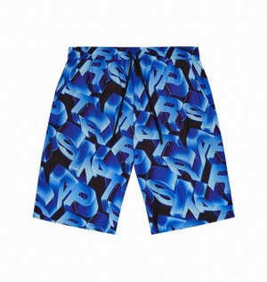 Trapstar 3D Swimming Shorts Kék | TS-64933