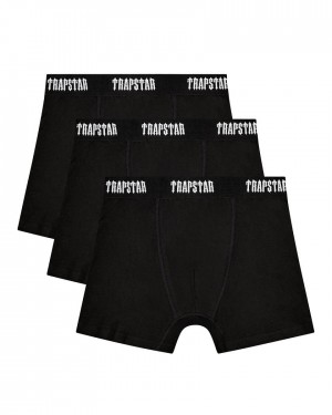 Trapstar 3 Pack Boxer Short Fekete | TS-65182