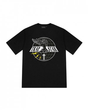 Trapstar Airforce Irongate T Tee Fekete | TS-65241