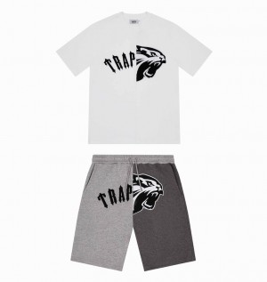 Trapstar Arch Shooters Shorts Fehér | TS-64927