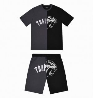 Trapstar Arch Shooters Shorts Fekete | TS-64926