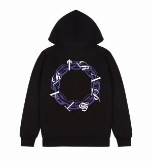 Trapstar Chain Script Fekete Lila | TS-64841