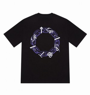 Trapstar Chain Script Fekete Lila | TS-64952