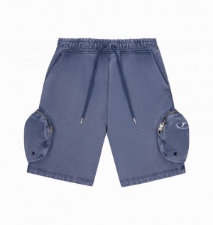 Trapstar Construct Hyperdrive Shorts Kék | TS-64937