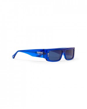 Trapstar Decoded Acetate Sunglasses Kék | TS-65074