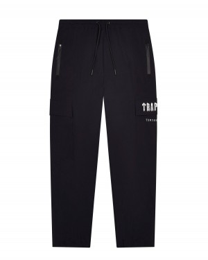 Trapstar Decoded Tech Track Pants Fekete | TS-65395