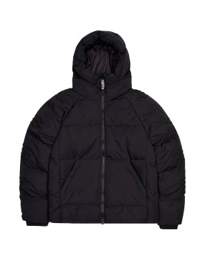 Trapstar Hooded Irongate Sleeve Puffer Fekete | TS-65434