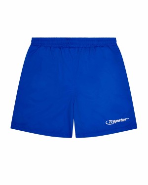 Trapstar Hyperdrive Shell Shorts Kék Fehér | TS-65309