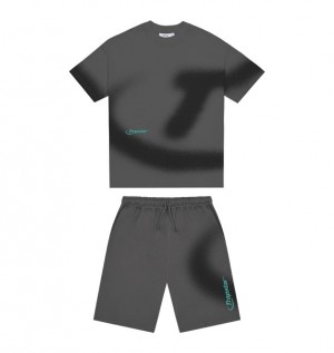 Trapstar Hyperdrive Spray Short Fekete | TS-64919