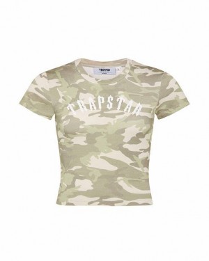 Trapstar Irongate Arch Baby Tee Barna Camo | TS-65129