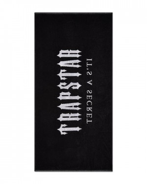 Trapstar Irongate Beach Towel Fekete | TS-65203