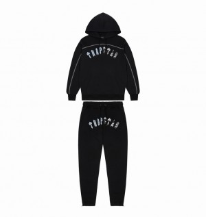 Trapstar Irongate Chenille Arch Fekete Kék Camo | TS-64864