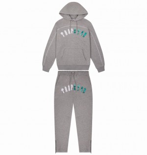 Trapstar Irongate Chenille Arch Szürke Kék | TS-64882