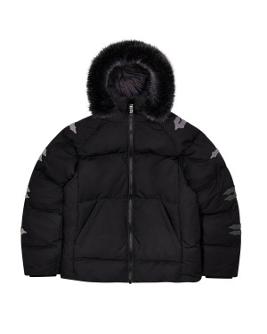 Trapstar Irongate Chenille Sleeve Puffer Fekete | TS-65430