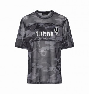 Trapstar Irongate Mesh Football Fekete Camo | TS-64807