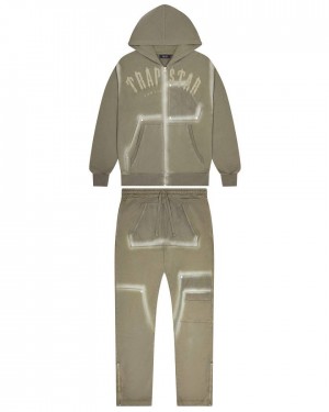 Trapstar Irongate Rivet 2.0 Tracksuit Olivazöld | TS-65397