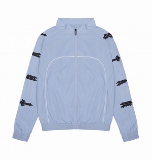 Trapstar Irongate Shell Track Top 2.0 Kék Fekete | TS-64847