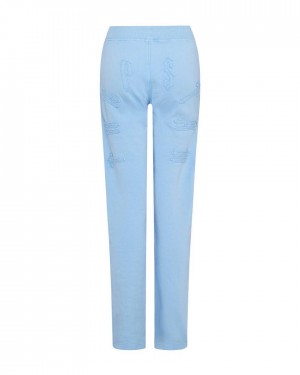 Trapstar Irongate Split Leg Jogging Bottoms Kék | TS-65136