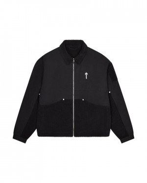 Trapstar Irongate T Coach Jacket Fekete | TS-65460