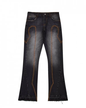 Trapstar Irongate T Panel Denim Jeans Kék | TS-65315