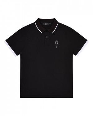 Trapstar Irongate T Polo Fekete | TS-65238