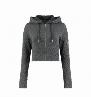 Trapstar Jacquard Fitted Zip Szürke | TS-64775