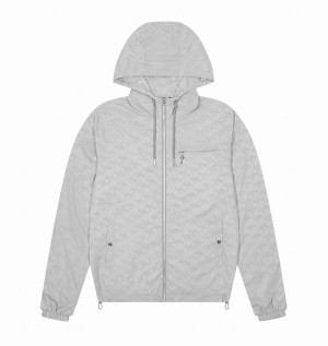 Trapstar Monogram Windbreaker Szürke | TS-64898