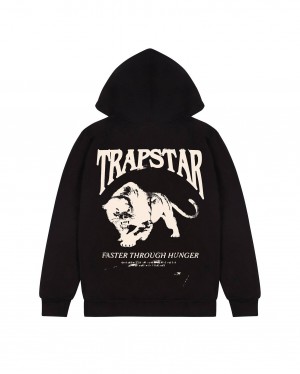 Trapstar Nocturnal Hoodie Fekete | TS-65370