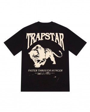 Trapstar Nocturnal Tee Fekete | TS-65263