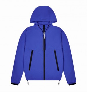 Trapstar *PRE ORDER* Hyperdrive Embossed Windbreaker Kék | TS-64932
