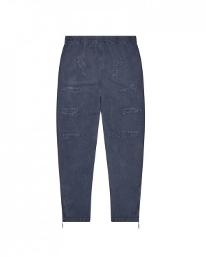 Trapstar Patchwork Irongate Bottoms Sötétkék | TS-65333