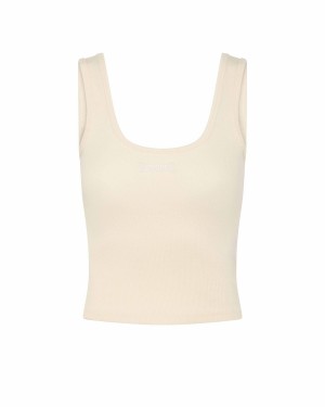 Trapstar Rib Vest with Irongate Silicone Badge Fehér | TS-65126