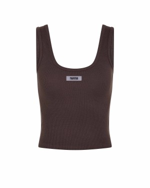 Trapstar Rib Vest with Irongate Silicone Badge Barna | TS-65125