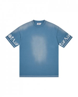 Trapstar Script 2.0 Tee Kék | TS-65288