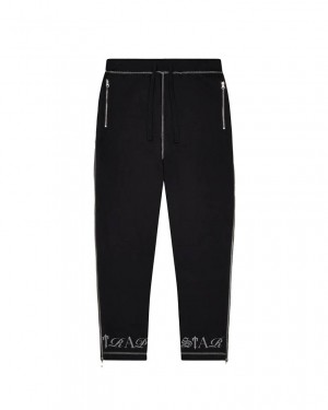 Trapstar Script Bottoms Fekete | TS-65334