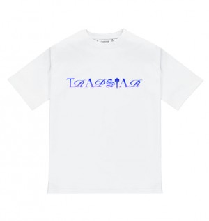 Trapstar Script Fade Fehér Kék | TS-65028