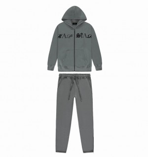 Trapstar Script Zip Szürke | TS-64869