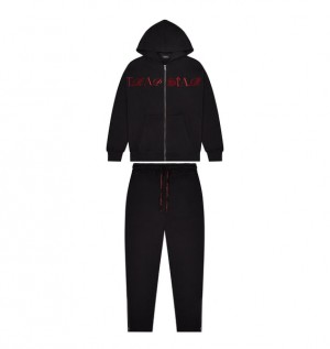 Trapstar Script Zip Through Fekete | TS-64868