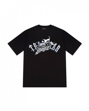 Trapstar Shooters Breakthrough Tee Fekete | TS-65262