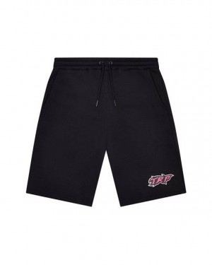 Trapstar TRP Flame Shorts Fekete Rózsaszín | TS-65427