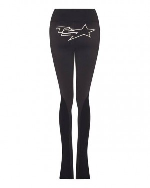 Trapstar TS Star Contour Panel Fitted Trousers Fekete | TS-65111