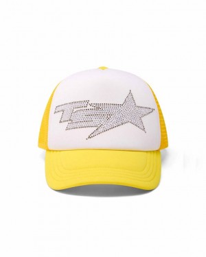 Trapstar TS Star Diamante Trucker Sárga | TS-65071