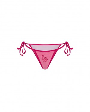 Trapstar Terry Script Bikini Bottoms Rózsaszín | TS-65090