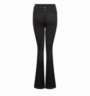 Trapstar Two Tone Rib Fitted Fekete Fehér | TS-64770