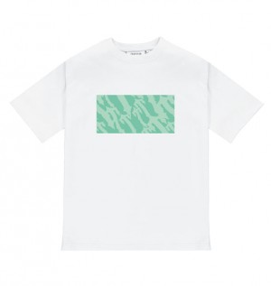 Trapstar Wavy T Box Fehér Zöld | TS-65048
