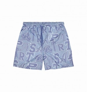 Trapstar Wildcard Swimming Shorts Kék | TS-64916