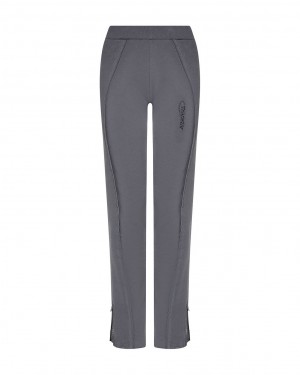 Trapstar Womens Hyperdrive Rib Panel Track Bottoms Fekete | TS-65138
