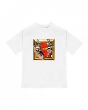Trapstar x Central Cee CRG Tee Fehér | TS-65275