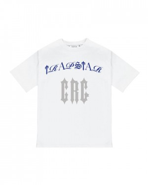 Trapstar x Central Cee Script Tee Fehér | TS-65279