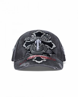 Trapstar x Ed Hardy Cross Cap Szürke | TS-65077